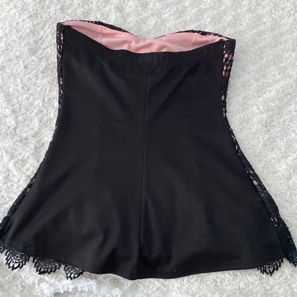 Strapless lace top - Picture 3 of 3